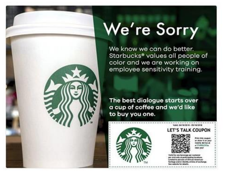 Explain why a large organisation like Starbucks would implement an intervention
