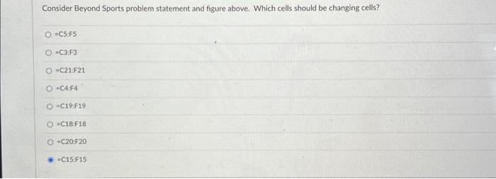 that models the beginning inventory of period 2? (Cell D18) Consider Beyond