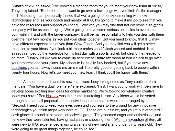 can Josh win support for his teams three-point plan to use technology