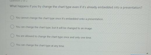  What happens if you try change the chart type even if