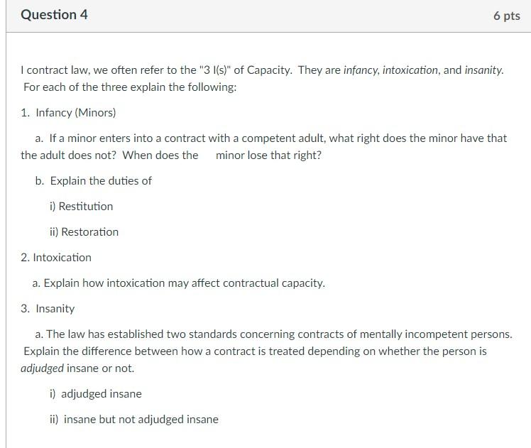 these elements without an explanation will receive only a small portion of