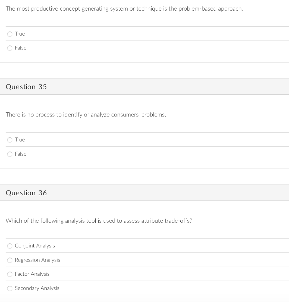  The most productive concept generating system or technique is the problem-based