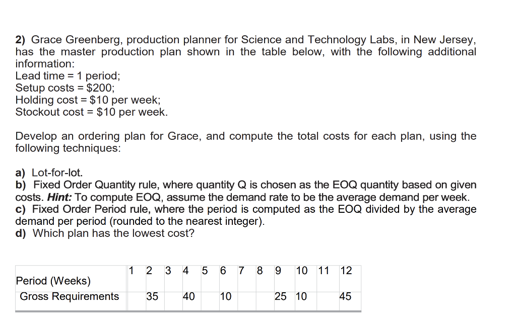  2) Grace Greenberg, production planner for Science and I echnology Labs,