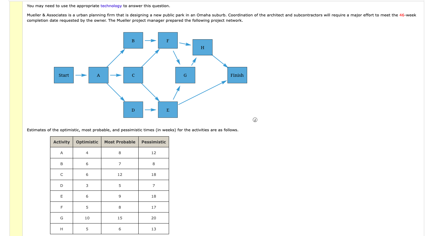  You may need to use the appropriate technology to answer this
