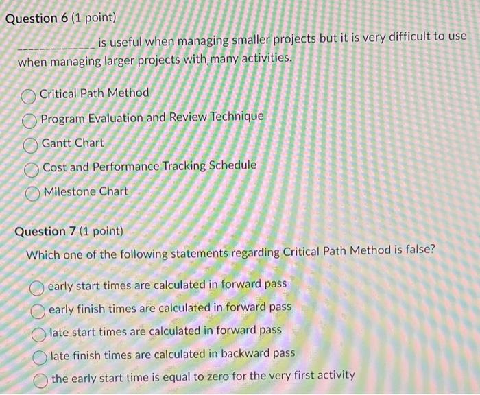  is useful when managing smaller projects but it is very difficult