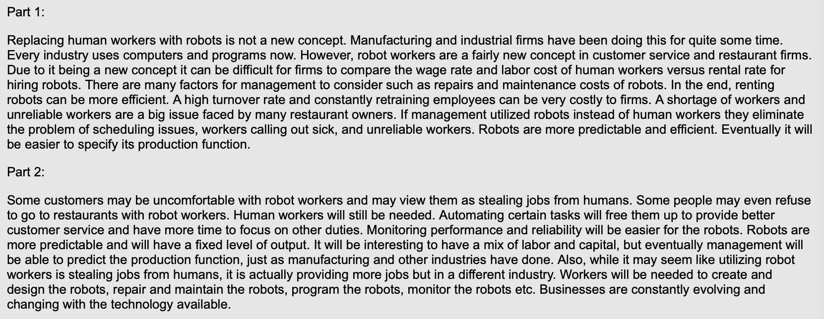 Please read the attached post, and respond to it by providing additional