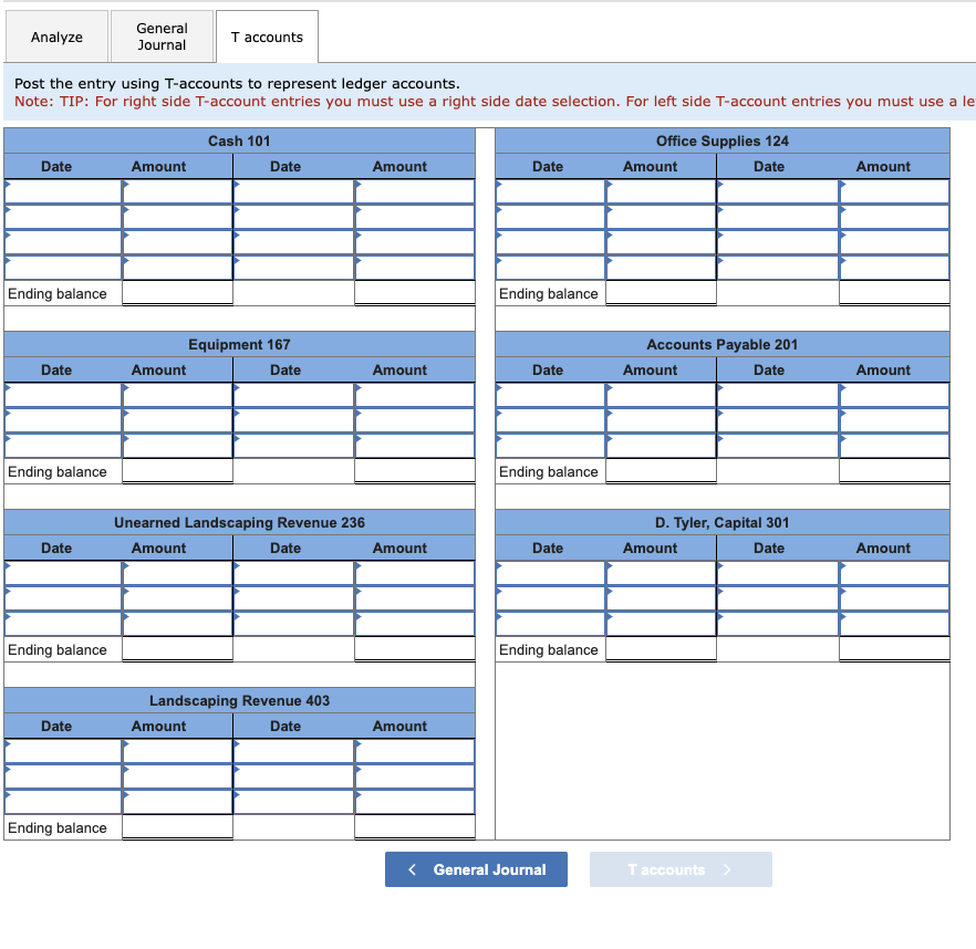 transaction using the accounting equation, (2) record the transaction in journal entry