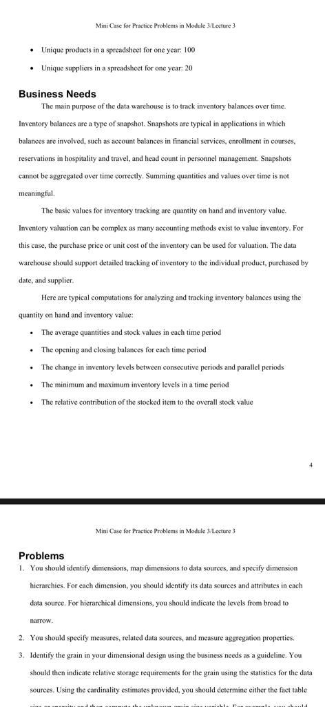 of the concepts from module 3 and some of the concepts from