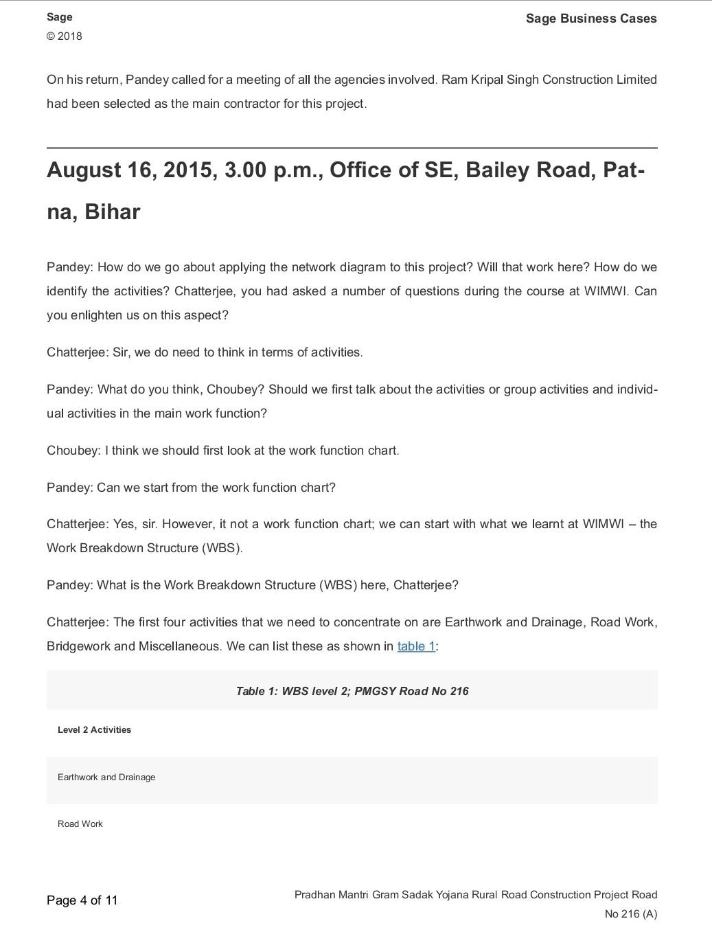 Business Cases (C) 2018 This case was prepared for inclusion in SAGE