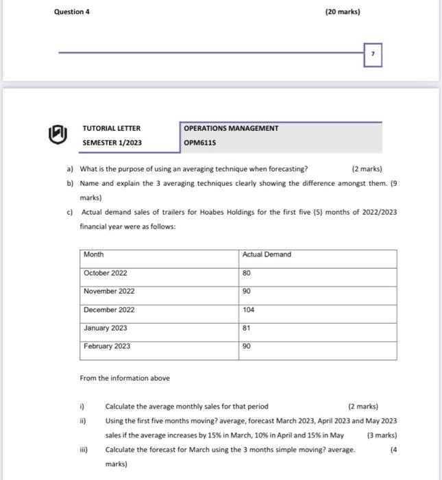 any five (5) service departments that provide services to the operations department.