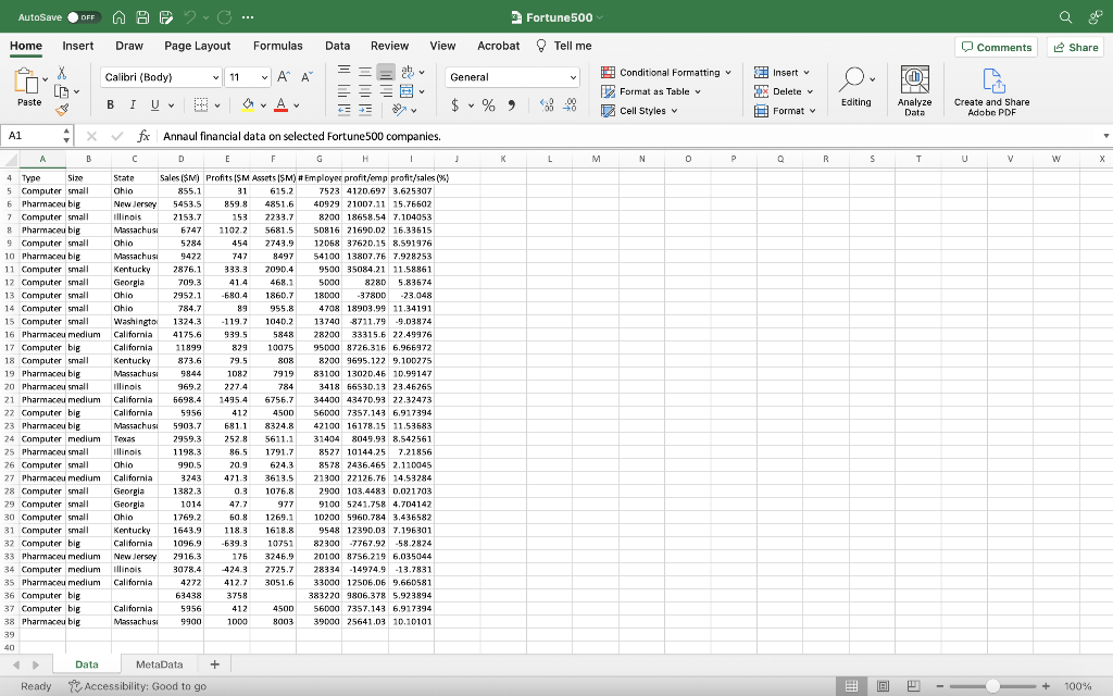Home Insert Draw Page Layout Formulas Data Review View Acrobat \&