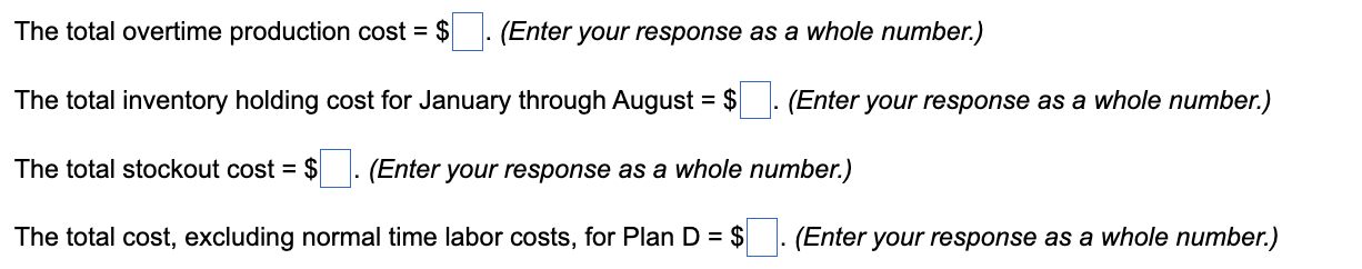 January with 200 units of inventory on hand. Stockout cost of lost