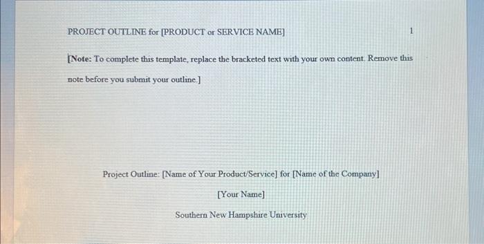 Having a unique, insightful product or service is just one step. Project