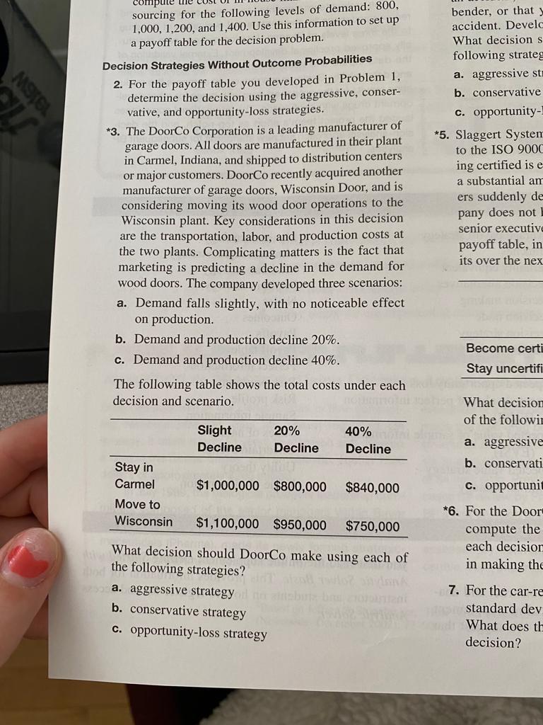  Question 3 , Please do it on excel. sourcing for the