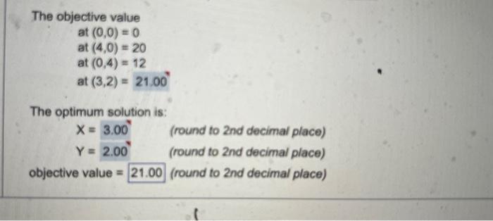 find the objective value ( round two decimal places ) correct answer