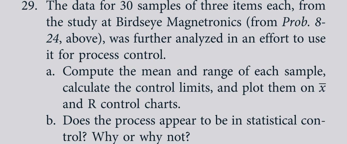  Number of samples ( Sample size (2 - 10) Process Capability