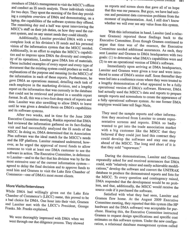 so would alienate Lassiter, Wilson and Gramen took their proposal to the