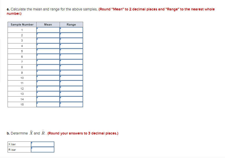 (Round your answers to 3 decimal places.) d. Determine the UCL and