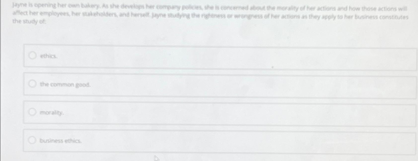  Jayne is apening her own bakery. As she develops her company