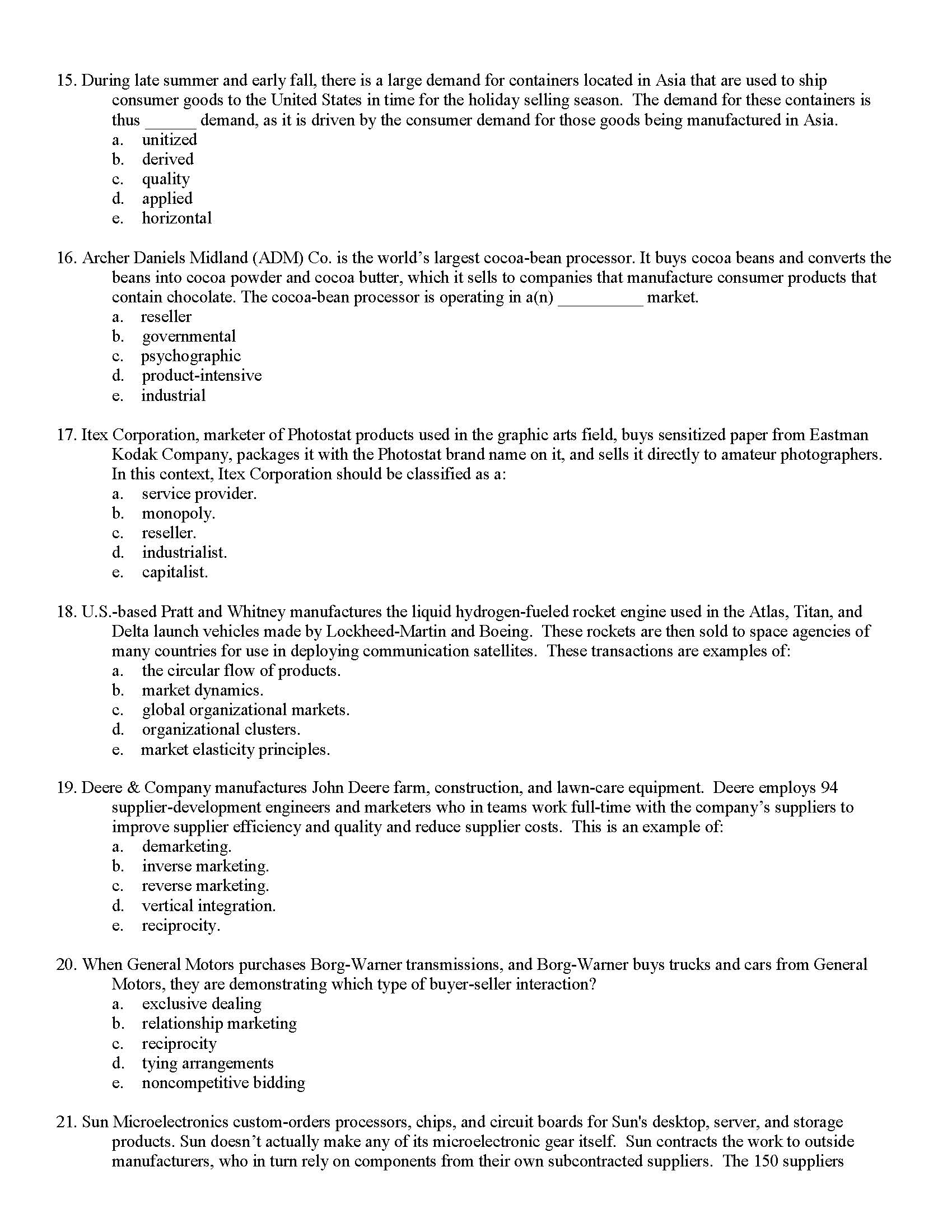 you may also explain your answer choice with an example to illustrate