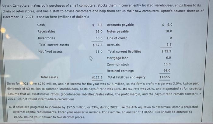  Jpton Computers makes bulk purchases of small computers, stocks them in