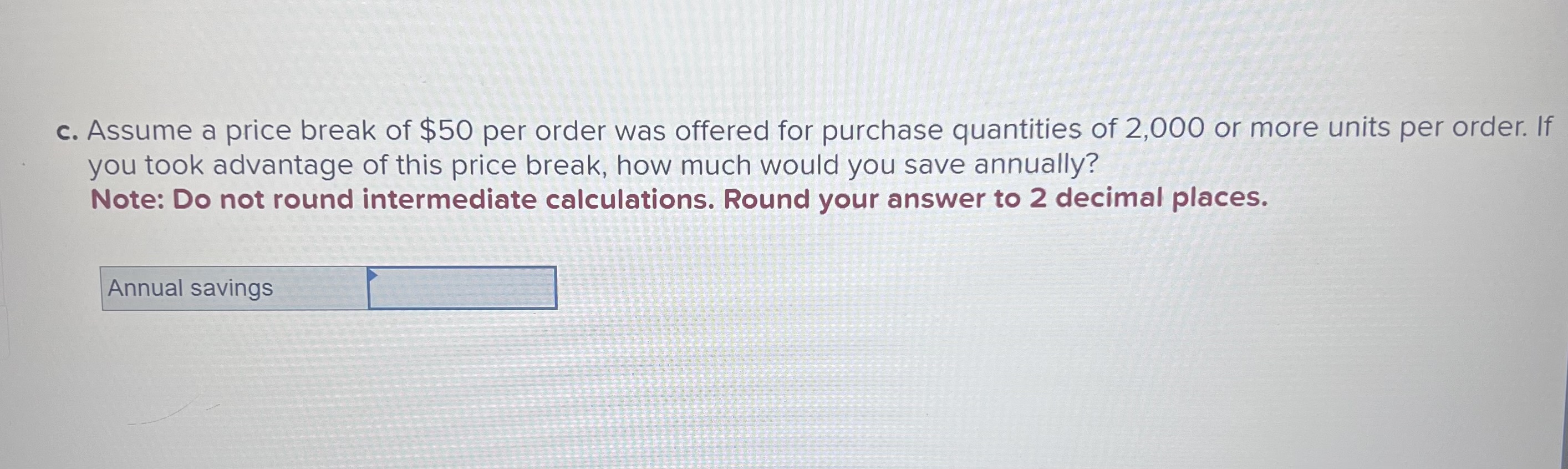 reorder point. Note: Use Excel's NORM.S.INV() function to find the z value.