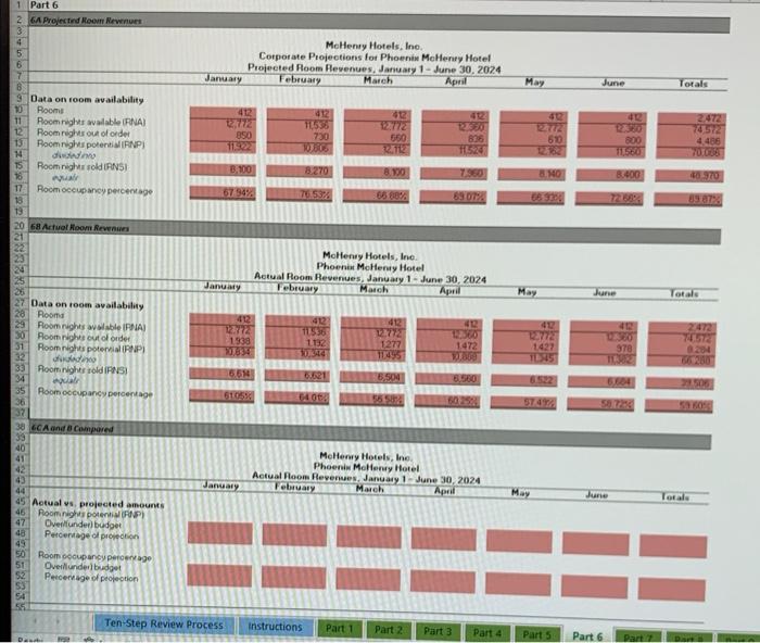 Please explain what part 6B is asking, and how to do it.