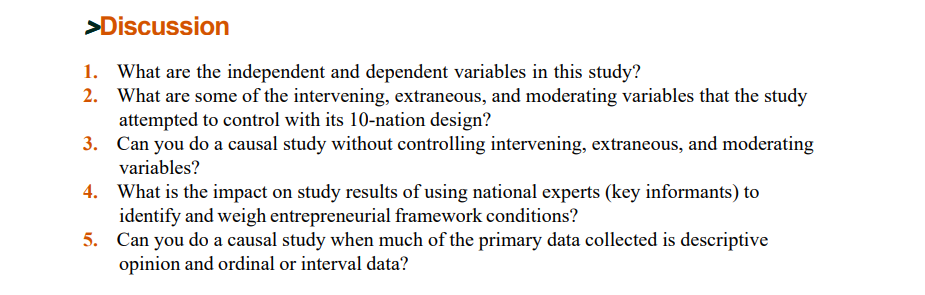 country) to measure entrepreneurial activity and attitude, completed and coordinated by an