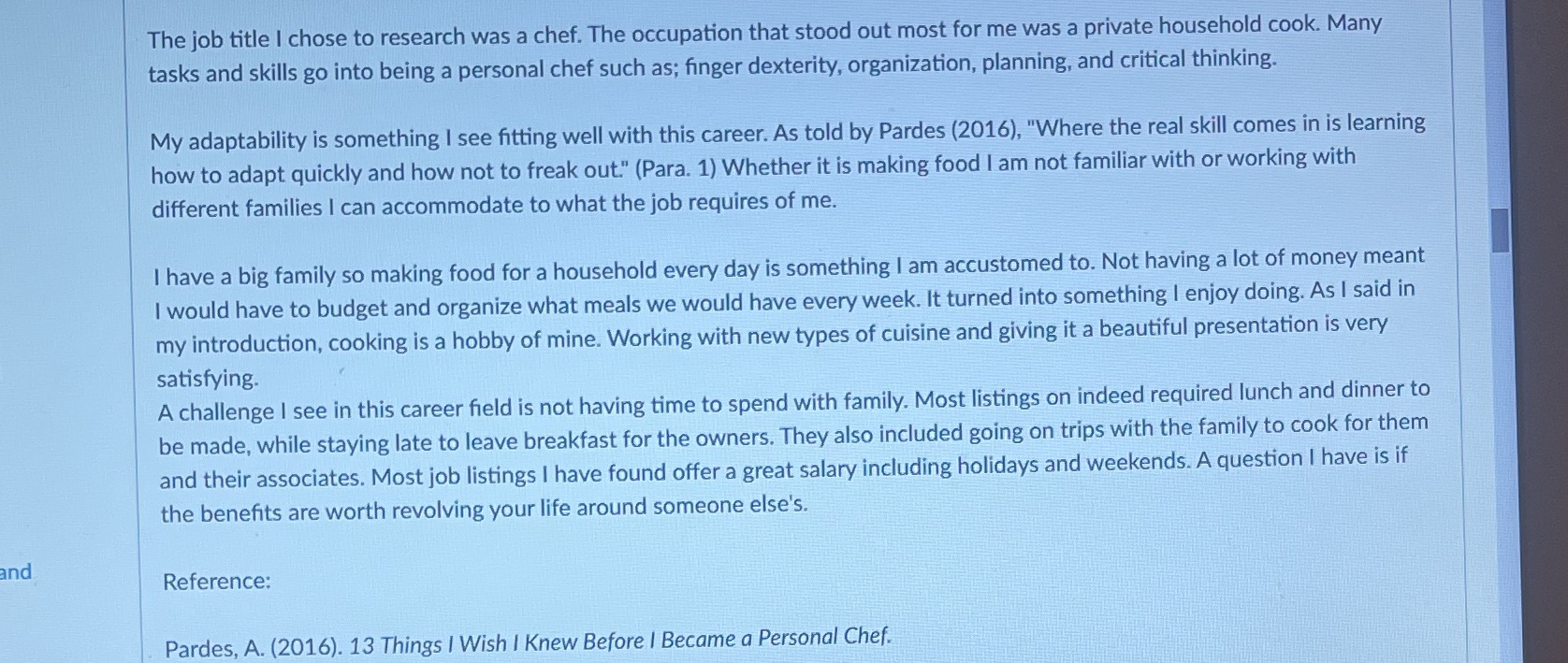 interests you and aligns with your field of study. Take note of