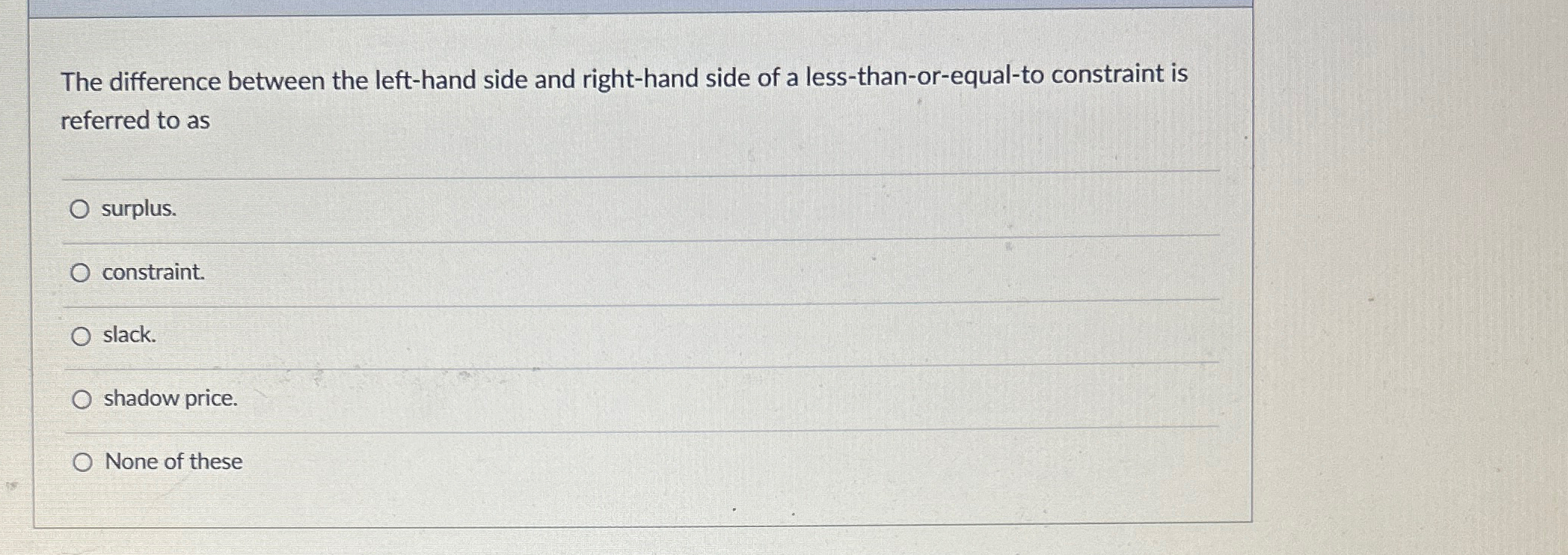  The difference between the left-hand side and right-hand side of a