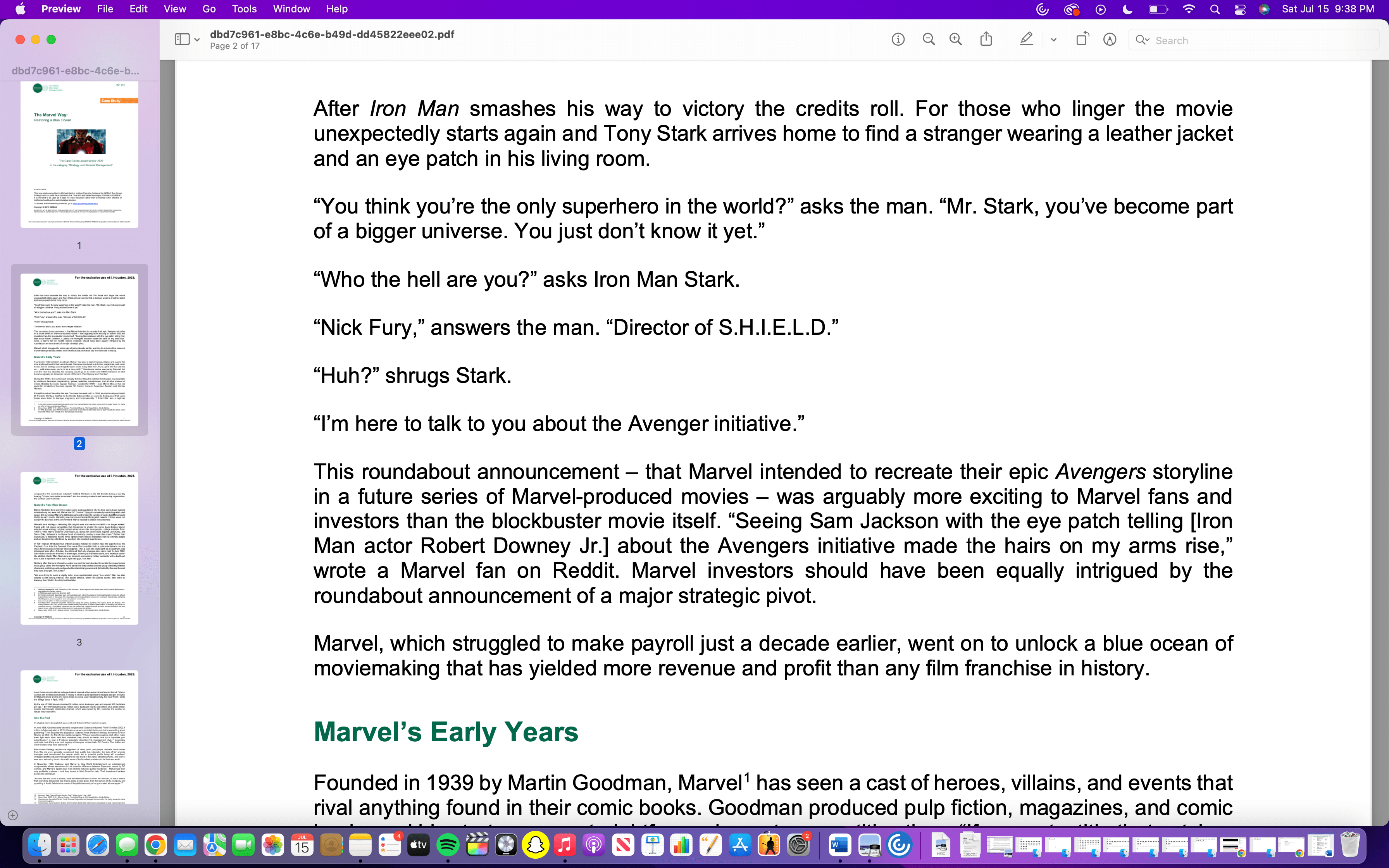 1. Who were the non-customers Marvel targeted? 2. There are several attempts