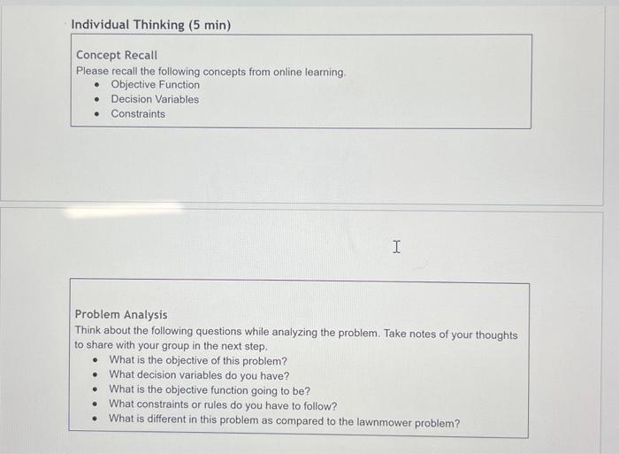 in microsoft excel. Im super confused! Concept Recall Please recall the following