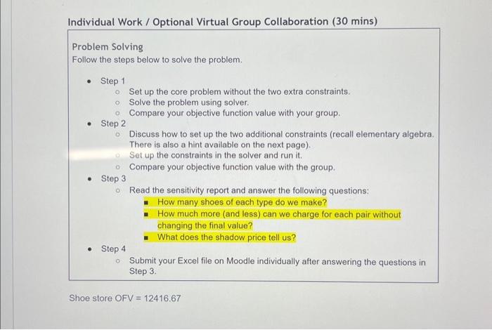 concepts from online leaming. - Objective Function - Decision Variables - Constraints