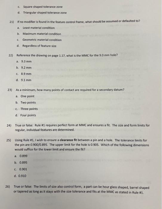 diagram on the right represent? a. Datum reference frame b. Basic dimension