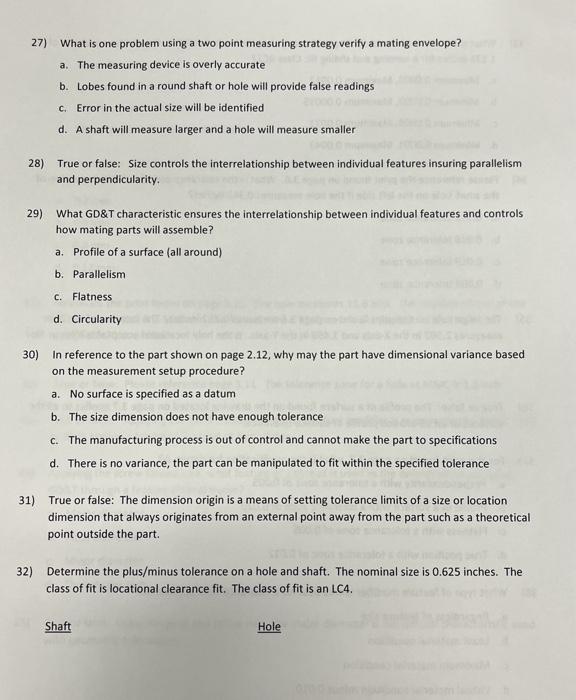 12 c. Depth of a counterbore d. Reference dimension 3) Using the