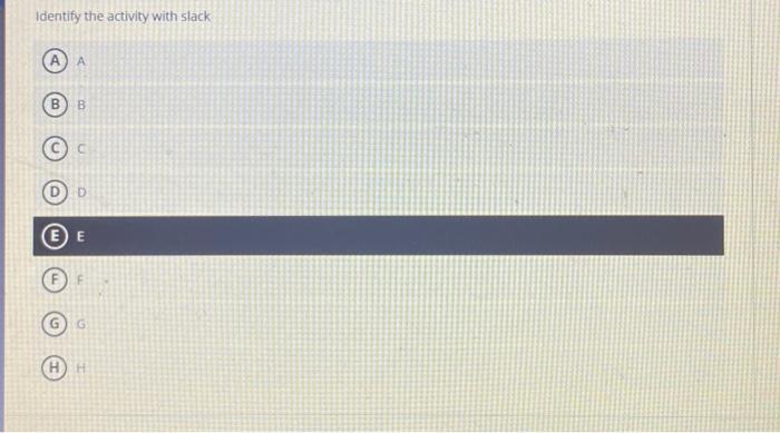 (the activity from question 3)? 2 days 4 days 8 days 10