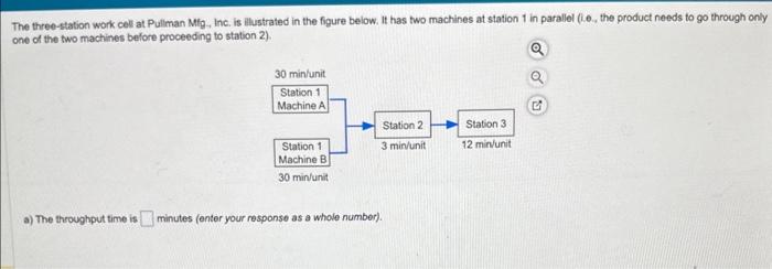  solve a, b, and c please b) the process time for