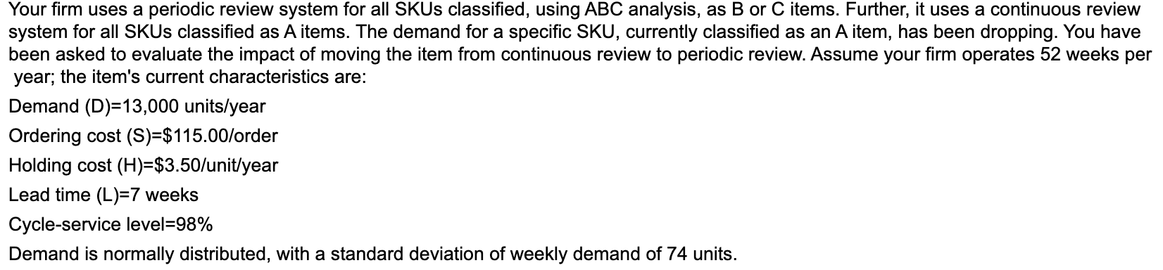 What is the items EOQ? (Enter your response rounded to the
