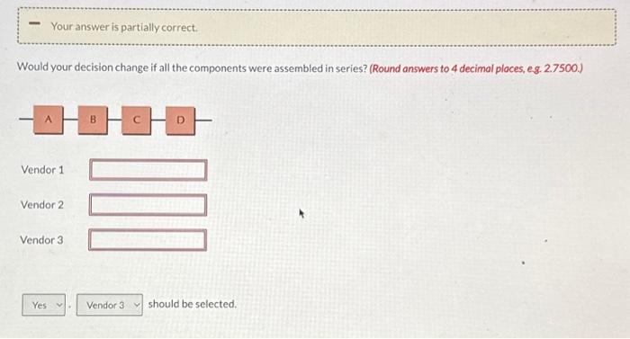the following reliability data: Your answer is partially correct. If MagTech has