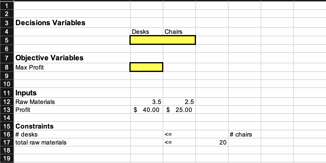 solve the Q7 sheet. Q7. Linear Optimization (20 points) A company manufactures