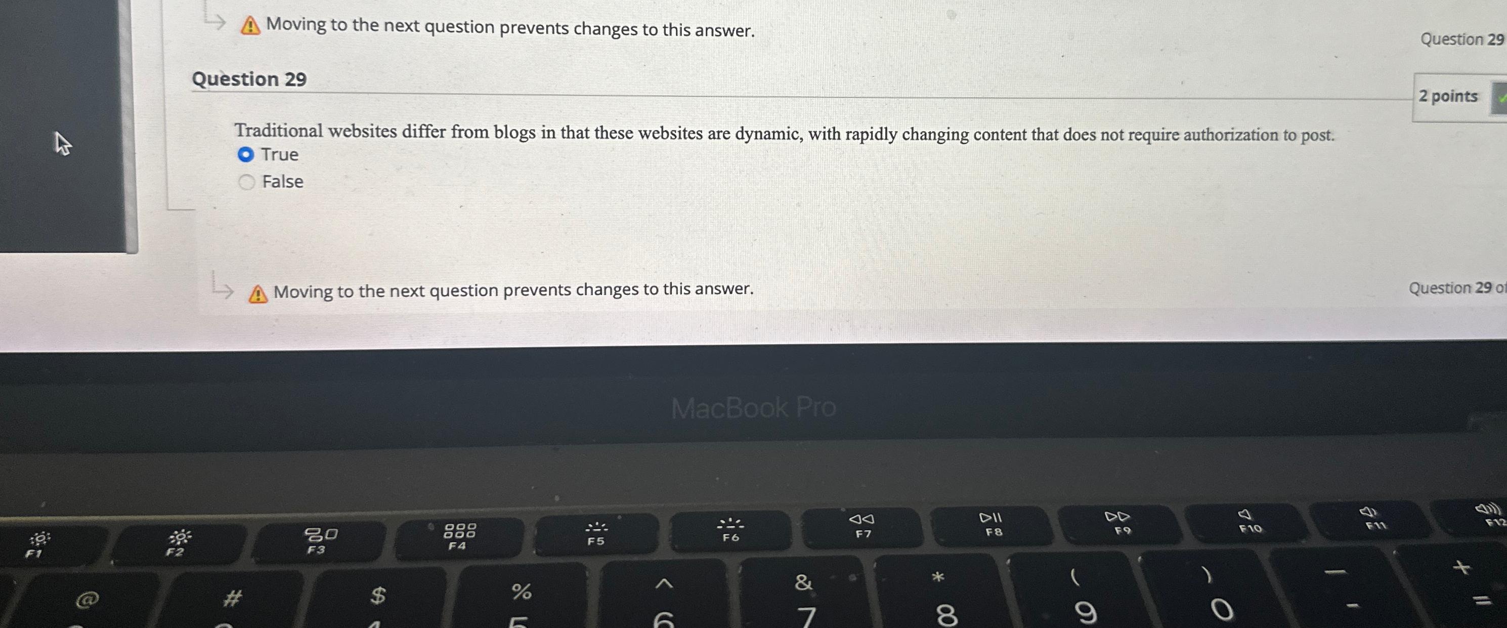  Moving to the next question prevents changes to this answer. Question
