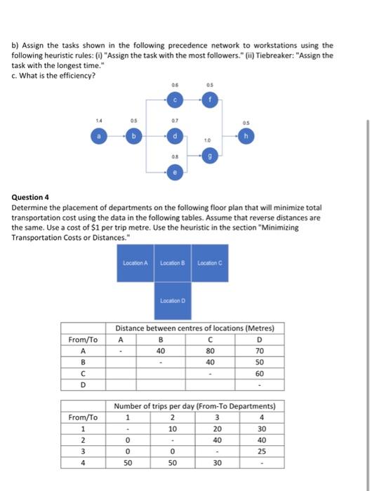 workstations using the following heuristic rules: (i) "Assign the task with the