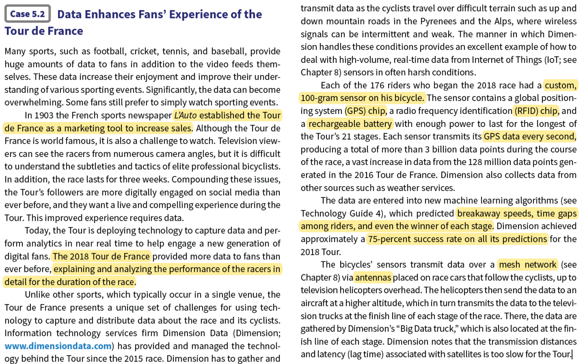 detailed explanation of how one computer based information system could add value