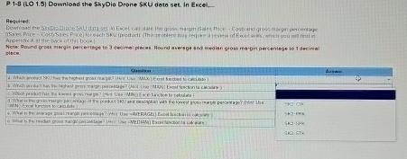  P 1-8(LO 1.5) Download the ShyDia Drone SKU doto set. In