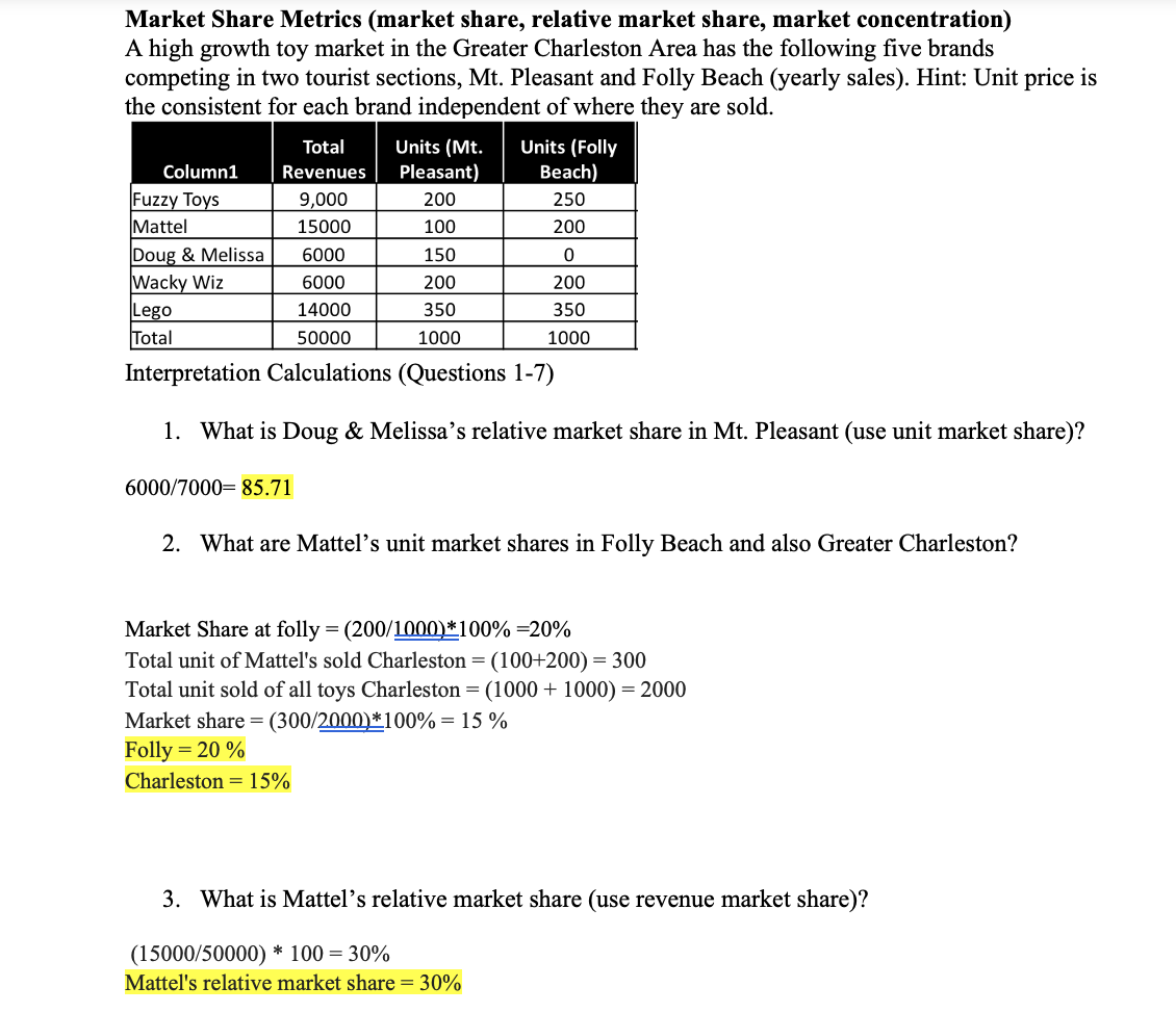 I need help with describing/explaining my work in words. All the math