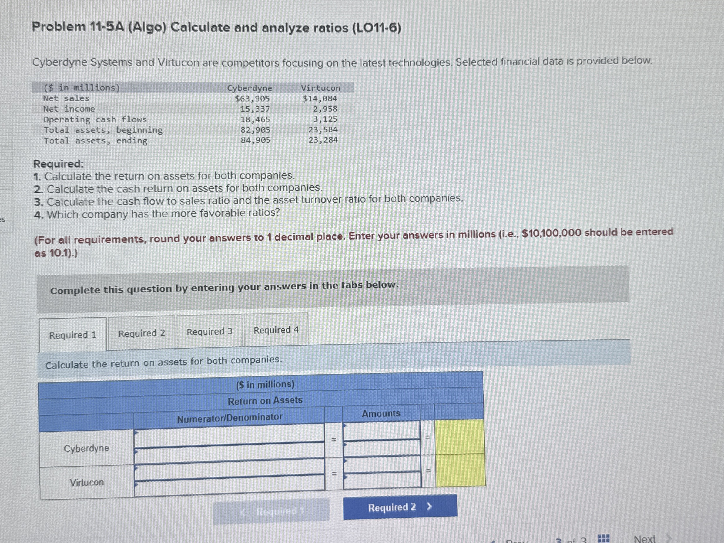  Problem 11-2A (Algo) Classify items and prepare the statement of cash