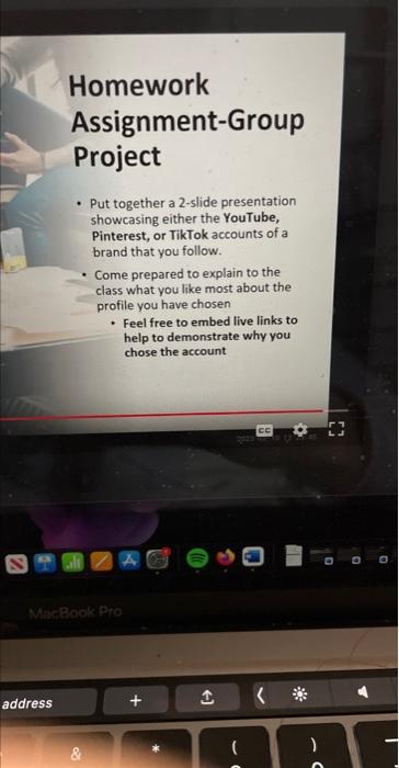  Homework Assignment-Group Project - Put together a 2-slide presentation showcasing either