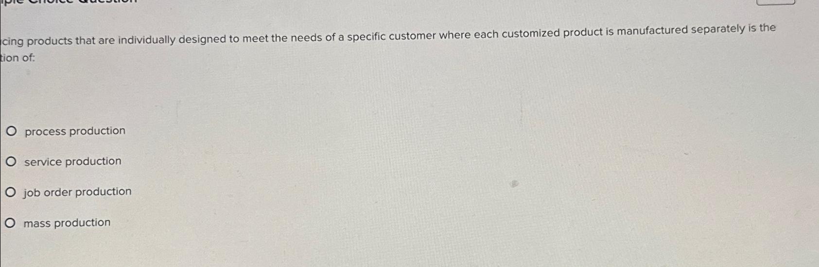  cing products that are individually designed to meet the needs of