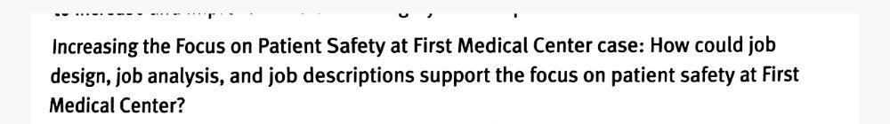 TENSION BEtWEen QuALITY MEASURES AND PATIENT SATISFACTION Bryce Jackson has recently been
