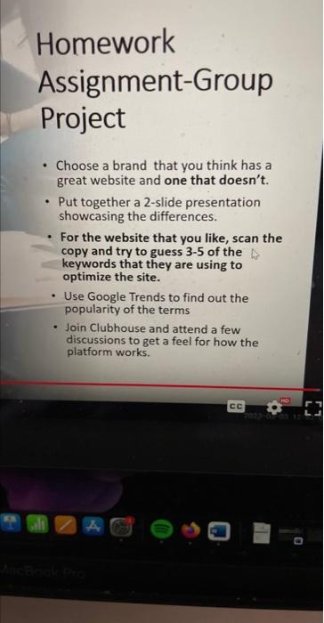  Homework Assignment-Group Project - Choose a brand that you think has